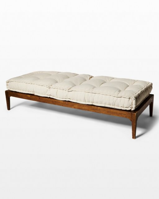 Front view of Camden Daybed Frame with Stowe Mattress