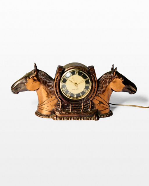 Front view of Gallop Mantle Clock