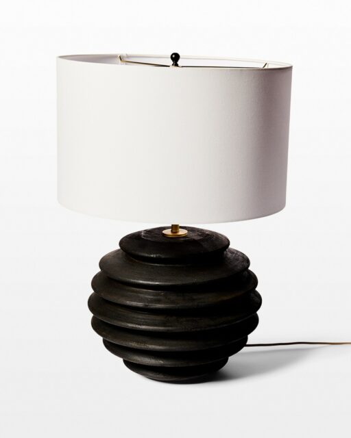 Front view of Dunes Lamp