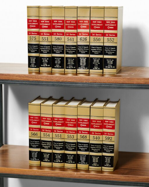 Front view of Barnes Law Book Set