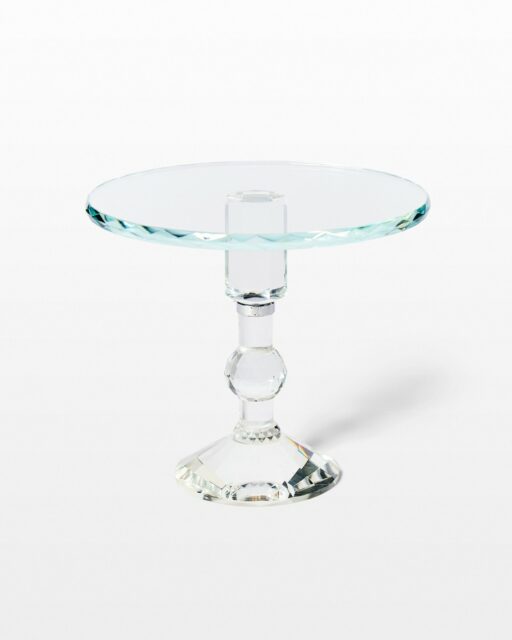 Front view of Fay Glass Cake Stand Riser