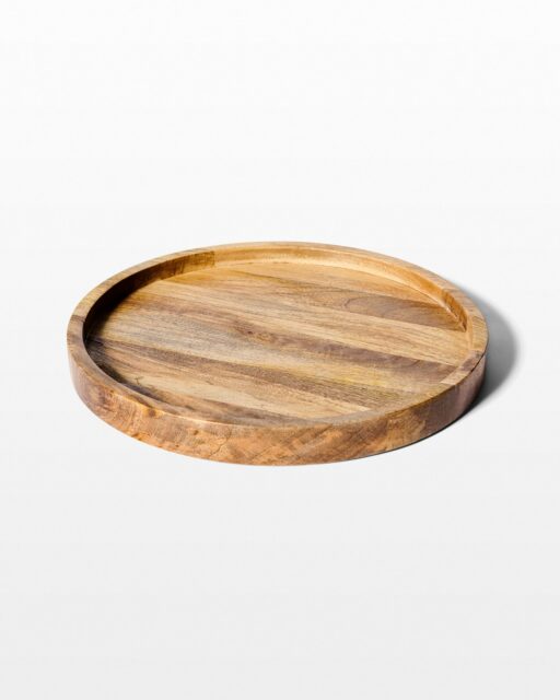 Front view of Pad Wooden Tray