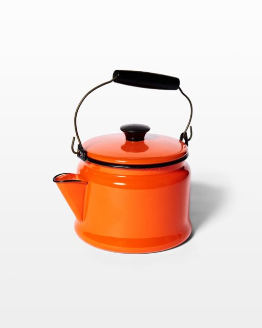 Front view of Season Orange Teapot