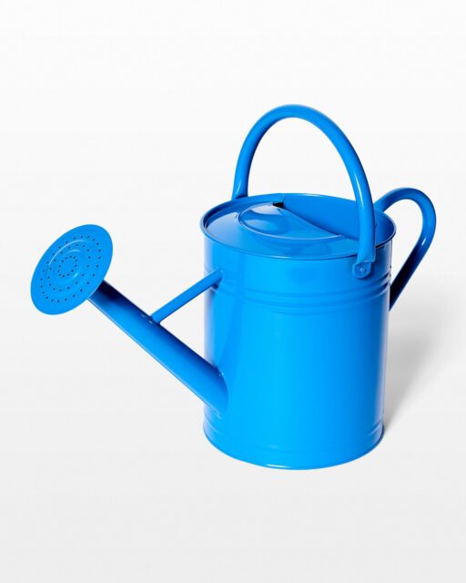 Front view of Regina Blue Watering Can