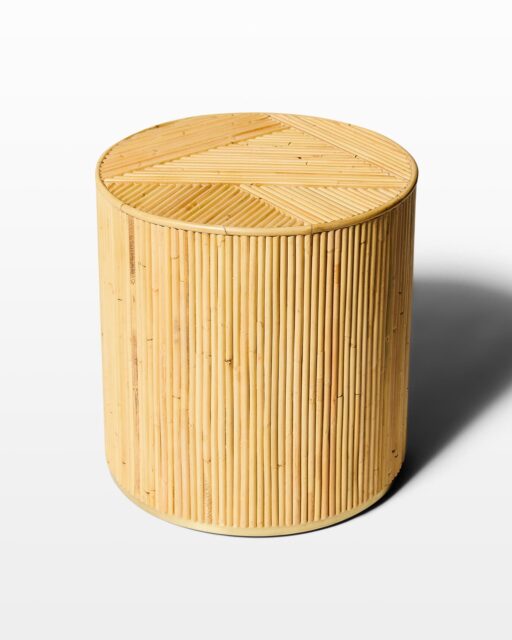 Front view of Tides End Table Pedestal Stool