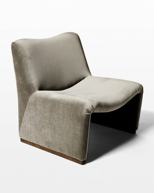 Front view of Slate Lounge Chair