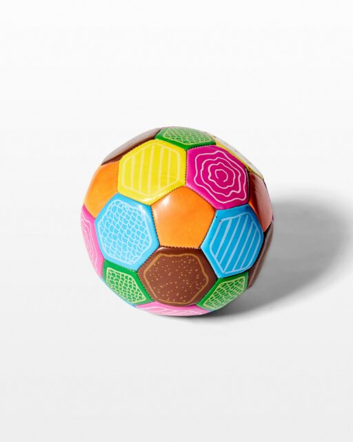 Front view of Pam Kids Multicolor Soccer Ball