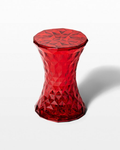 Front view of Ledo Prism Side Table Stool