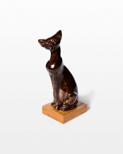 Front view of Dita Cat Sculpture