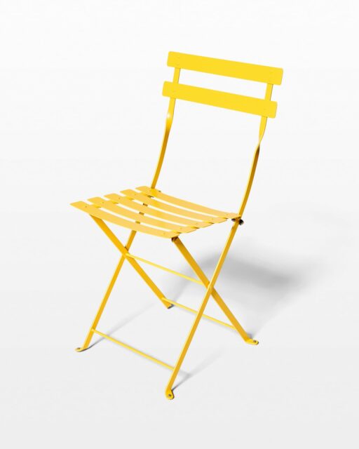 Front view of Deri Folding Bistro Chair