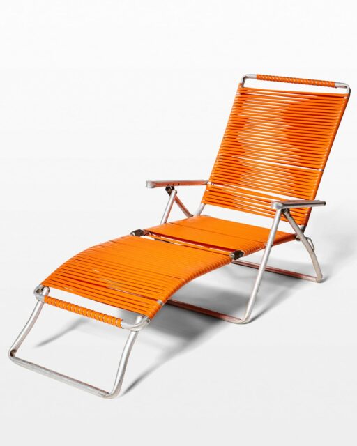Front view of Sota Orange Beach Lounge Chair