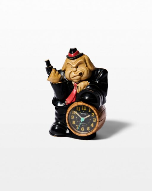 Front view of Wiseguy Clock