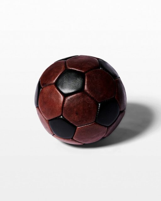 Front view of Sportsman Leather Soccer Ball