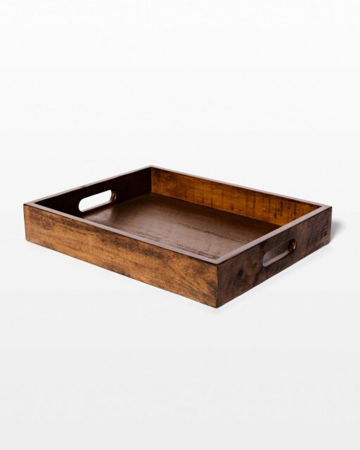 Front view of Olivet Reclaimed Wooden Tray