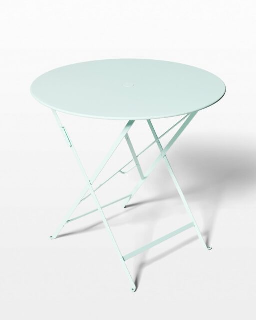 Front view of Corso Folding Bistro Table