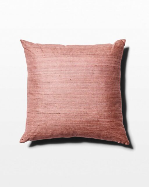 Front view of Rosa Silk Pillow