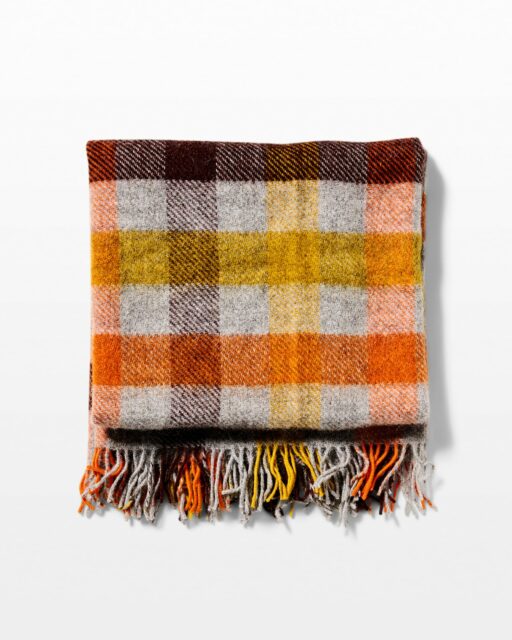 Front view of Iker Checkered Plaid Throw