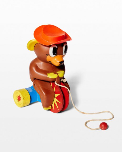 Front view of Franklin Rolling Bear Toy