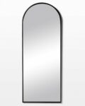 Front view thumbnail of Charli Arched Floor or Wall Mirror