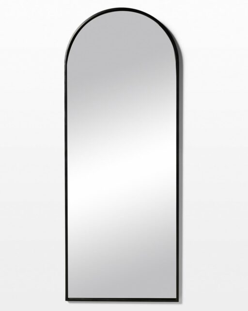 Front view of Charli Arched Floor or Wall Mirror