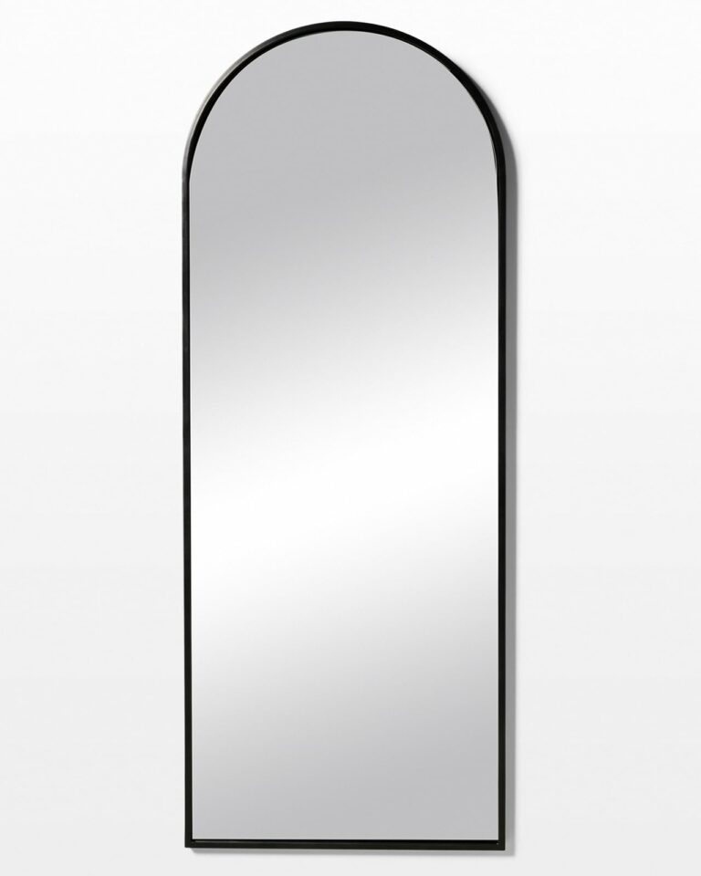 Front view of Charli Arched Floor or Wall Mirror
