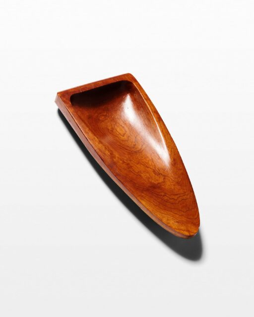 Front view of Niwa Wooden Tray Catchall