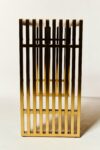 Alternate view thumbnail 4 of Brass Stripe Console Table