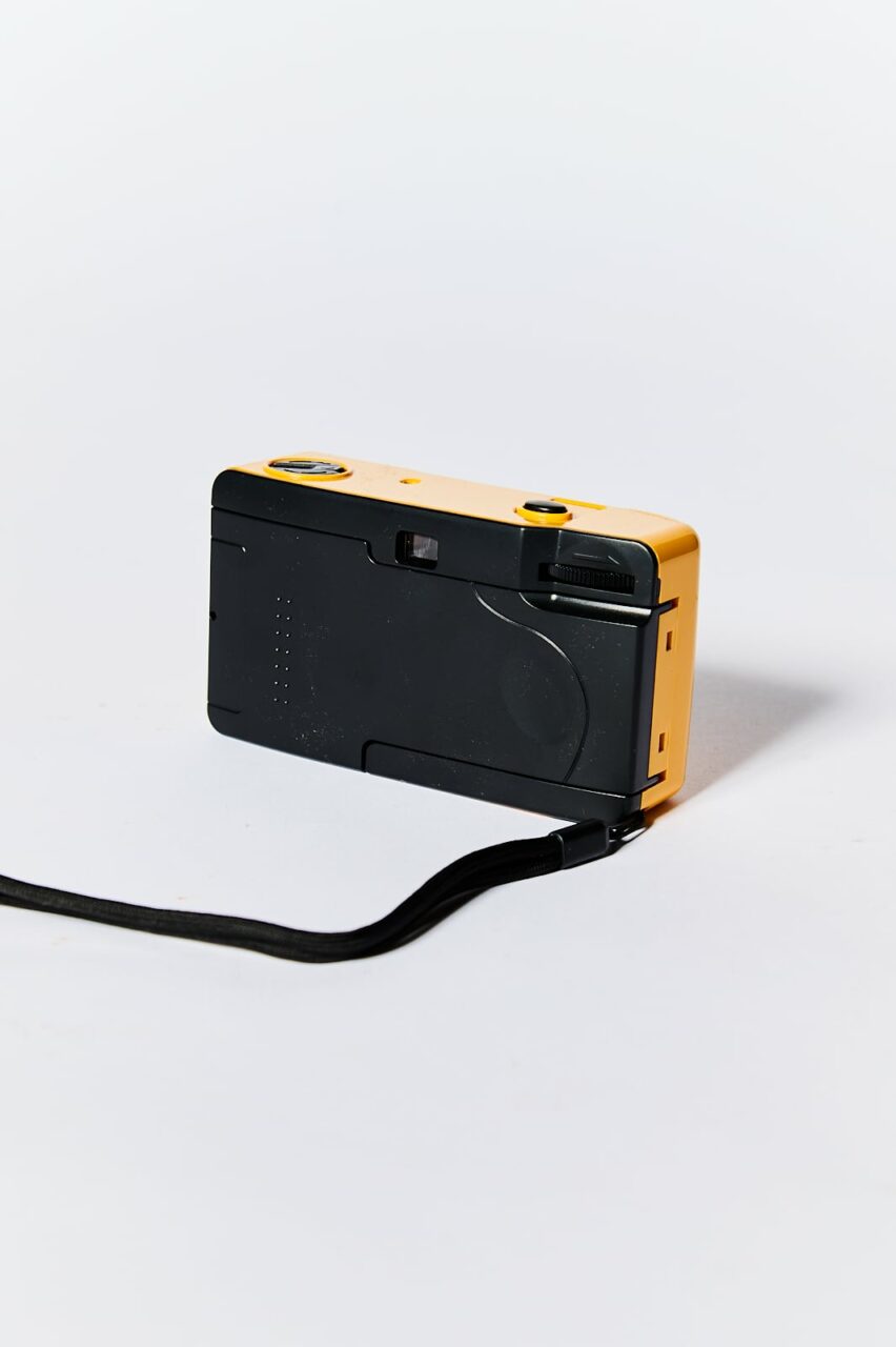 VC083 Yellow Kodak M35 35mm Camera Prop Rental - ACME Brooklyn