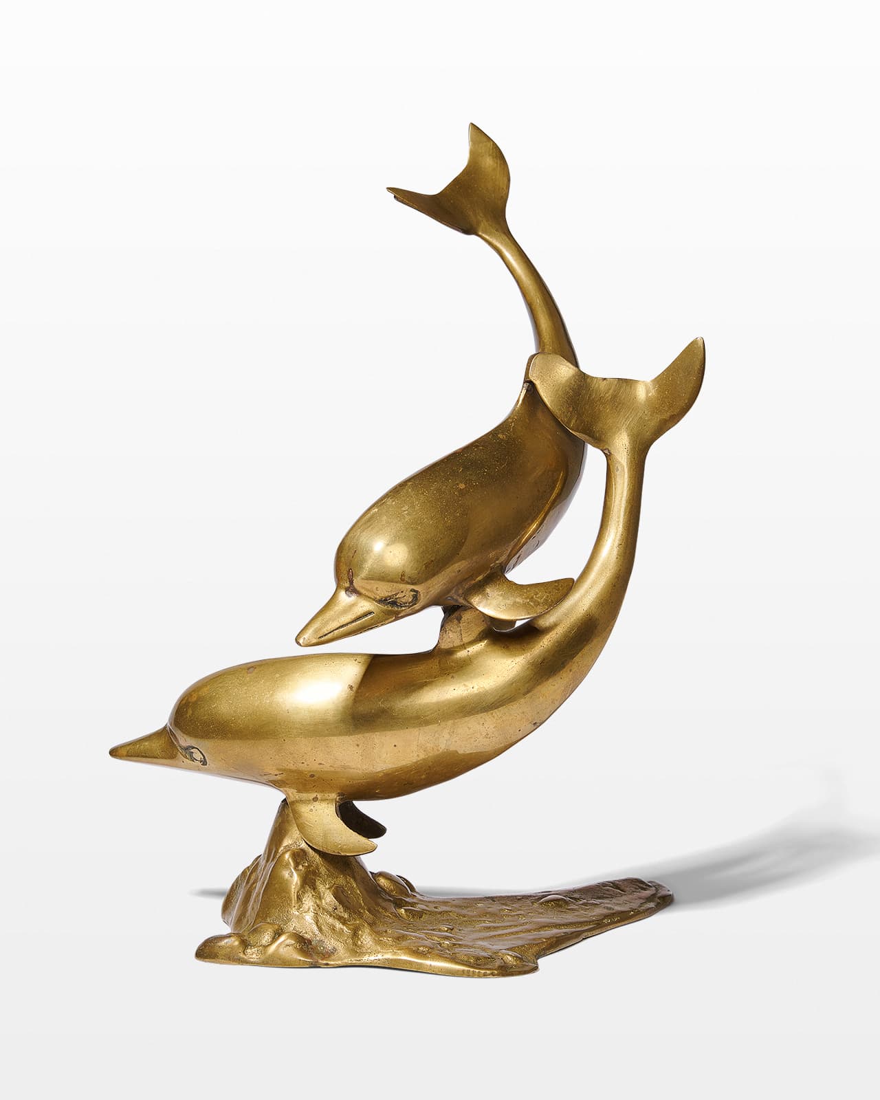 TA955 Pete Brass Dolphin Sculpture Prop Rental ACME Brooklyn