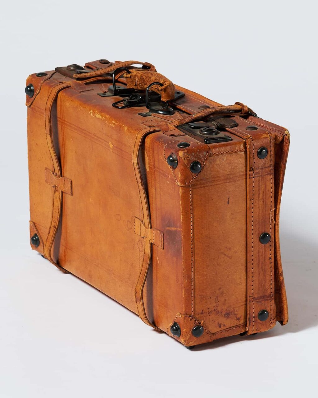 Vintage Leather Suitcase