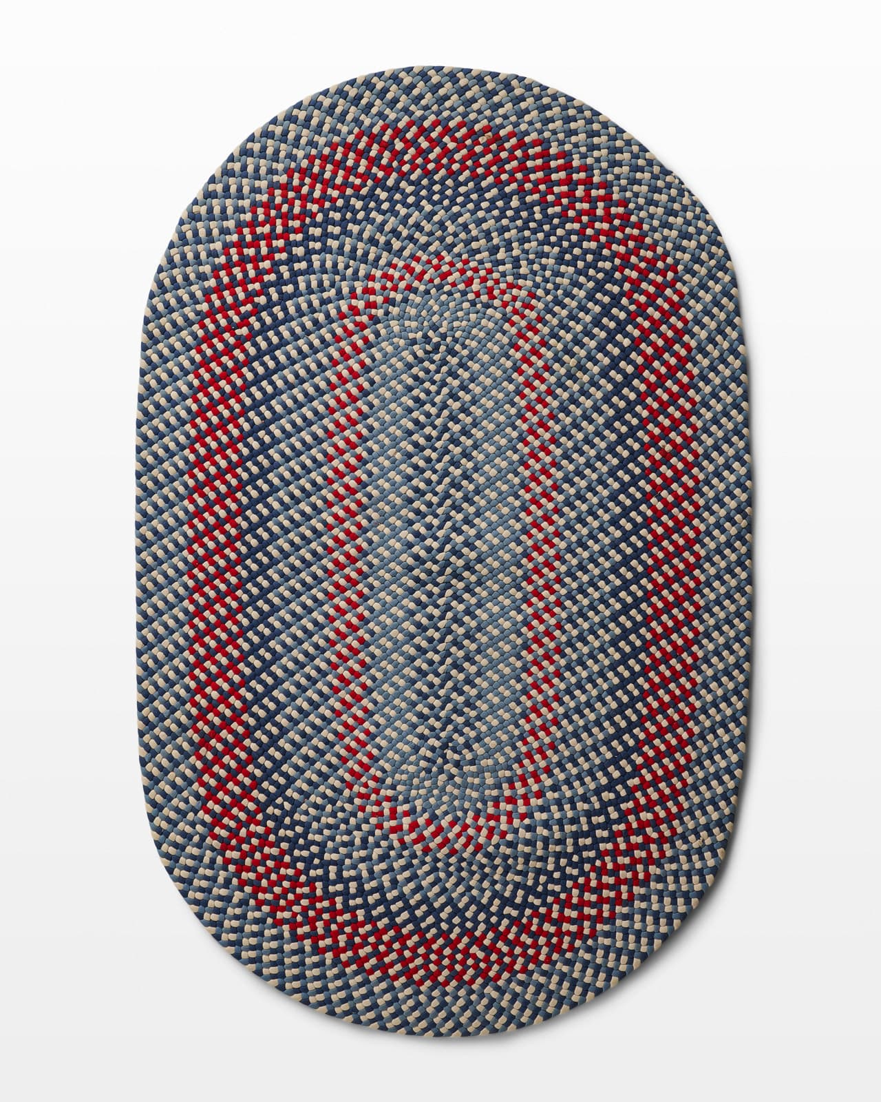Ovular Rug RC228 Blanchard 4′ x 6′ Oval Accent Rug Prop Rental - ACME Brooklyn